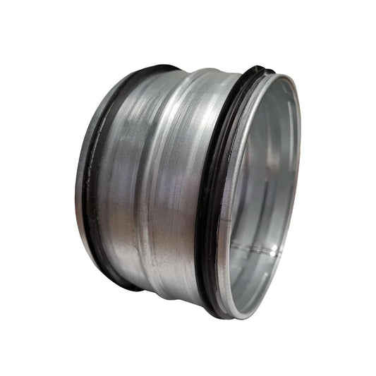 Csőkapcsoló (Nippel) 160mm gumitömítéssel  SPIRO légcsatornához