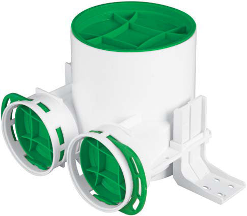 Légszelep Fogadó 2x75 gumitömítéssel